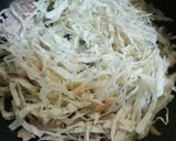 とんぺい焼き　玉葱　キャベツ　豚肉作り方2写真
