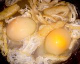 ぷりっぷり★濃厚【冷凍卵とアゲの味噌汁】作り方4写真