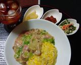 しゃきしゃきレタスあんかけ卵チャーハン作り方8写真