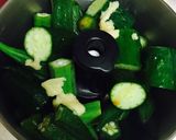 夏の常備菜。オクラとキュウリのネバネバ作り方1写真