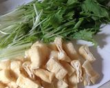 簡単5分！サクサク油揚げと水菜ごま油炒め作り方2写真