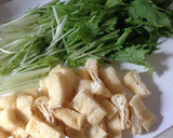 簡単5分！サクサク油揚げと水菜ごま油炒め作り方2写真