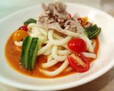 超簡単 ピリ辛 冷やしタンタンうどん作り方5写真