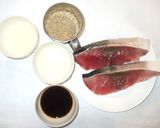 魚ブリすり白ゴマの和風ごまソース煮魚作り方1写真