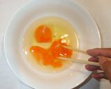 魚・たらと炒り卵の炒め物♪作り方3写真