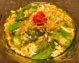 オクラ鶏ミンチの麺つゆ梅煮作り方4写真