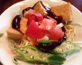 厚揚げの田楽みそサラダ作り方4写真