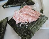 挽肉の海苔サンド揚げ作り方4写真