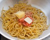 急に食べたくなる、すぐ作れるたらこスパ作り方5写真