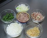 夏に簡単！薬味たっぷり♡サバ缶混ぜご飯☆作り方3写真