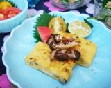 ザックリ食べる☆しめじの玉子焼き作り方6写真