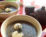 つぶつぶの黒ゴマぜんざい作り方6写真