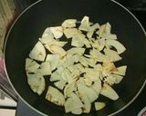 竹の子の焼肉タレ炒めチーズ焼き作り方4写真
