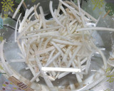 ごぼうの甘辛和え♪クセになる食感作り方1写真