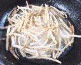 ごぼうの甘辛和え♪クセになる食感作り方2写真