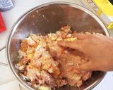 お豆腐とヒジキのハンバーグ作り方1写真