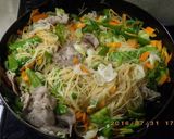 ケンミン食品　ヘルシーな焼ビーフン作り方4写真