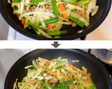 お野菜たっぷり☆餃子な素麺ちゃんぷるー！作り方6写真
