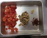 袖ふり味噌を使用した肉味噌ボロネーゼ作り方1写真