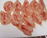 梅果肉入りササミの天ぷら作り方3写真