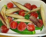 ヘルシー♡冷凍トマトと夏野菜のポン酢漬け作り方3写真