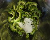 蓮根とゴーヤの生姜煮作り方2写真