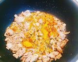【節約！】キャベツと挽き肉のカレー炒め♪作り方3写真