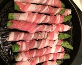 アスパラ肉巻き　トースター簡単作り方1写真