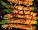 アスパラ肉巻き　トースター簡単作り方3写真