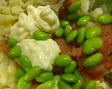 枝豆入りのタラモサラダ&餃子の皮サモサ作り方3写真