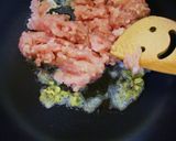 ☆高菜そぼろでガパオ風ごはん☆作り方3写真