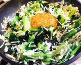 小松菜と醤油麹の煮浸し作り方2写真