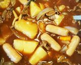 市販ルーと薄切り肉でお手軽ビーフシチュー作り方8写真