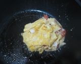 酢生姜入りトマチー卵焼き作り方5写真