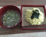 インスタントラーメンでネギ塩ざるラーメン作り方9写真