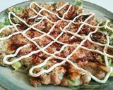 納豆のお好み焼き作り方3写真