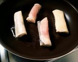 おつまみに♪お手軽海苔ハムチーズ春巻き♪作り方2写真