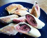 おつまみに♪お手軽海苔ハムチーズ春巻き♪作り方4写真