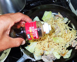 卵焼きを具材に　揚げ玉入り焼きそば作り方9写真