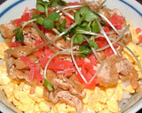 いなり寿司丼（いなり揚げと炒り卵）作り方10写真