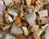 揚げ豆腐と大根の煮付け作り方3写真