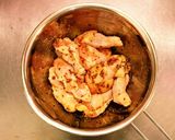 ☆手羽元の炭火焼き風マスタードチキン作り方1写真