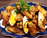 お酢たっぷり〜鶏手羽元煮作り方6写真