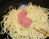 焦がしバターのたらこスパゲッティ作り方4写真