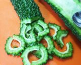 ゴーヤのごま油炒め作り方1写真