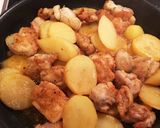 鶏もも肉とじゃが芋の照り焼き作り方4写真