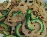 蓮根とゴーヤの生姜煮作り方8写真