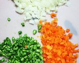 ピラフ風♪エビの炊き込みご飯作り方1写真