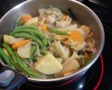 油揚げと鶏肉でおいしい煮物作り方4写真