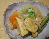 油揚げと鶏肉でおいしい煮物作り方5写真